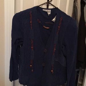 Two piece blouse set